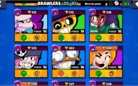 Conta Brawl Stars 18.2k troféus barata
