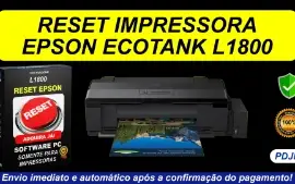 Reset Epson Almofadas com Tinta Cheia - L1800