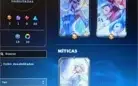 conta LOL nível 105 76 skins