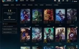 Conta Diamante 4 - Smurf LOL (league of legends) ELOMOON
