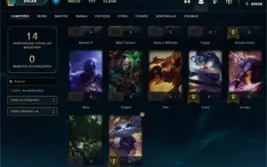 Conta Diamante 4 - Smurf LOL (league of legends) ELOMOON