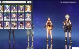 Conta Genshin Impact Iniciante Ganyu+Harpa Celestial AR15