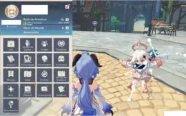 Conta Genshin Impact Iniciante Ganyu+Harpa Celestial AR15