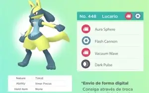 Lucario 6IVs Normal/Shiny