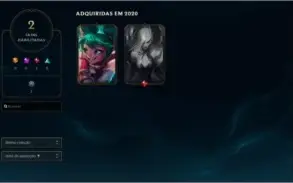 CONTA LOL PLATINA IV