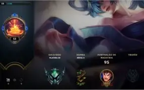 Conta de lol Platina 3