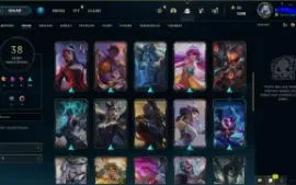 Conta League Of Legends 38 Skins (5 Lendarias, 26 Epicas)
