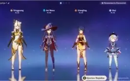 AR26 COM 14 PERSONAGENS > Mona + Qiqi + Ninguang