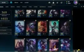 Conta League Of Legends - Gold II|nível 360+|330+ skins