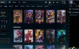 Conta League Of Legends - Gold II|nível 360+|330+ skins