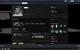CONTA STEAM CSGO 15GC, VÁRIOS JOGOS.