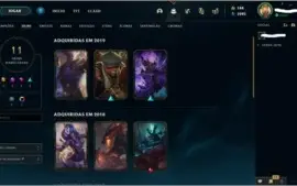ContaLoL mmr platina - 43champ - 11skins - frag.ezpulsefire+