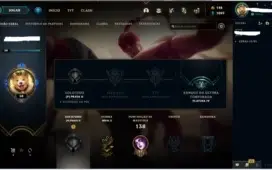 ContaLoL mmr platina - 43champ - 11skins - frag.ezpulsefire+