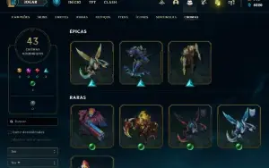 Conta LOL League of Legends LVL 270