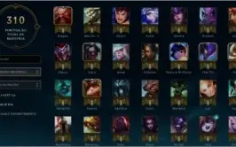 Conta  Ouro 4  85 champ 27 skins, muito boa.