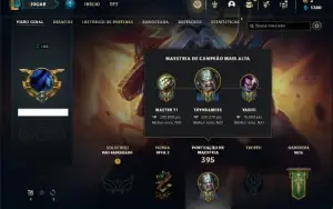 Conta Unranked com 105 Champs e 79 Skins