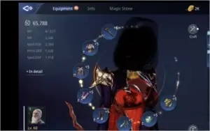 Vendo conta SA Mage lv60 c 66k de bp. Top 5 Mage