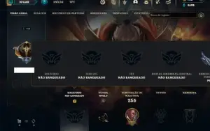 Unranked com 85 Champs e 51 Skins