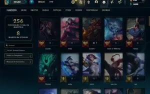 Unranked com 85 Champs e 51 Skins