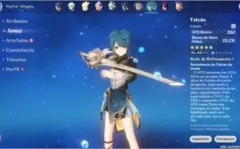 Venti Ganyu Espada 5☆ AR 26