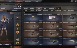 CONTA CROSSFIRE AL 7 VIPS + BARRET ANJO ROLETA VIP LENDA