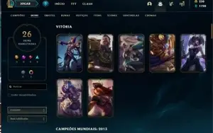 Conta  antiga (season 2) com skins e ícones raros, etc