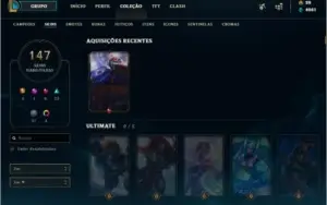 Conta de League of Legends