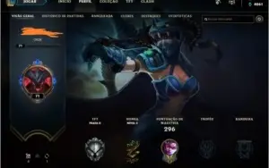 Conta de League of Legends
