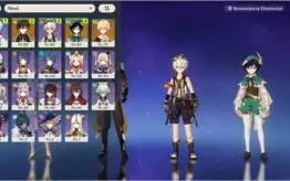 AR 50 - Venti + Zhongli + Lança 5* | GENSHIN IMPACT