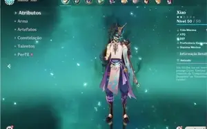 Conta Xiao Sucrose Xingqiu AR 31 Genshin Impact