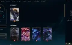Ouro IV, 113 Campeões, 53 Baús, 1 Ultimate e 4 Lendárias