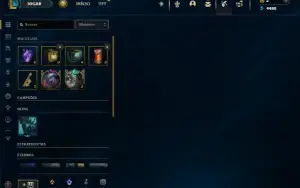 Platina 4 com 100 Champs e 46 Skins
