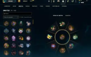 Platina 4 com 100 Champs e 46 Skins