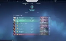 Conta Platina 1 Valorant