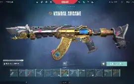 Conta VALORANT, skins raras, diamante 2