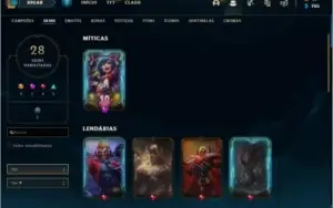 Conta Valorant + League of Legends (lol) com várias skins