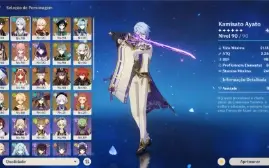 Conta Endgame Genshin Impact Ar60 + Honkai Tlevel 70