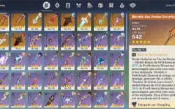 Conta Endgame Genshin Impact Ar60 + Honkai Tlevel 70