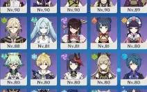 Conta Endgame Genshin Impact Ar60 + Honkai Tlevel 70