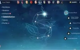 Conta nova com Jean, Diluc, Yanfei e Skyward Atlas