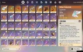 CONTA ENDGAME - AR57, 16 PERS 5*, 8 ARMAS 5*, RAIDEN C3 ETC