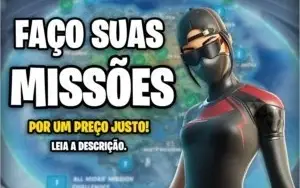FAÇO SUAS MISSÕES NO FORTNITE!