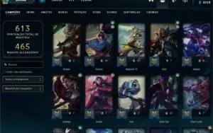 Conta lol 200+ skins