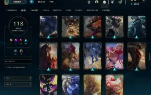 Conta Lol Nivel 433 +100 Skins Esmeralda 3