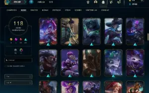 Conta Lol Nivel 433 +100 Skins Esmeralda 3