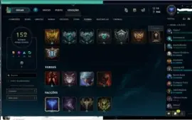 Conta lol 119 champs, 41 skins, lvl 67 unranked