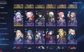 Honkai Star Rail, Lv 70: Acheron, Feixiao, Yunli E Outros 5✯
