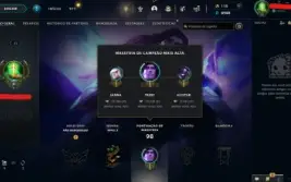Conta League of Legends Full Acesso - 34 Champs e 33 Skins
