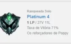 CONTA SMURF 70% WINRATE [E-MAIL NÃO CONFIRMADO]