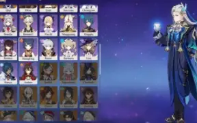 Conta genshin america Ar 56 11 personagens de 5 STAR